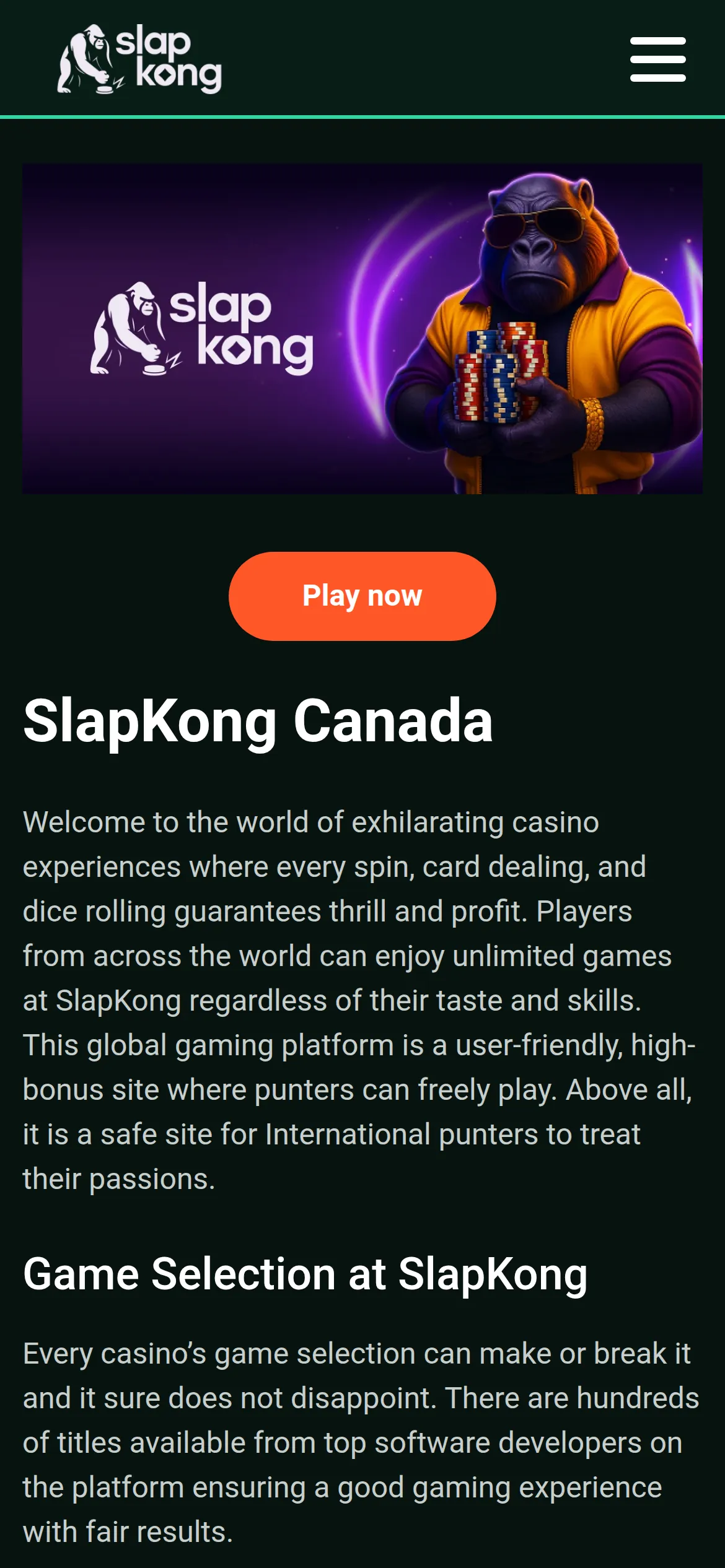 Download the Slapkong App